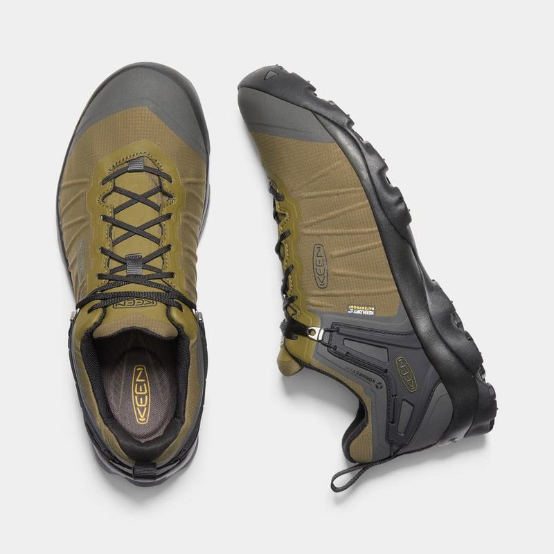 Zapatos Trekking Keen Venture Waterproof Para Hombre Verde Oliva - Zapatos Keen Mexico (543986-WTN)